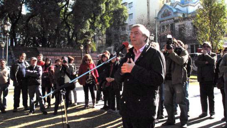 nestor kirchner parque lezama elecciones 2009